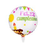 Feliz Cumpleanos Balloon Manufacturer - Happy Birthday Round Shape Foil Party
