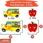School Bus Balloon Set Manufacturer - Wholesale Eco-Friendly 4 Pcs/Pack Foil Decor