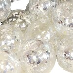 Gold Sequin Latex Balloon Manufacturer - 100pcs/Bag 12 Inch Transparent Confetti
