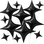Star Shaped Aluminum Balloons Factory - Set of 12 10\" & 26\" for Birthday Baby Shower