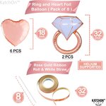 Bride Be Wedding Set Factory - Durable 16-Inch Heart Bridal Ring 2-Color