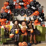 Halloween Latex Foil Balloon Set Manufacturer - Wholesale Custom Black Orange BOO