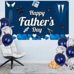 Father's Day Banner Balloons Garland Kit Manufacturer - 64Pcs/set Happy Family Background