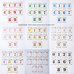 Slim Digital Number Balloons Manufacturer - 32-Inch Paper Card Floating Colorful