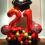 Custom Number Foil Balloon Manufacturer - 40 Inch Gold Color Birthday Baby Shower