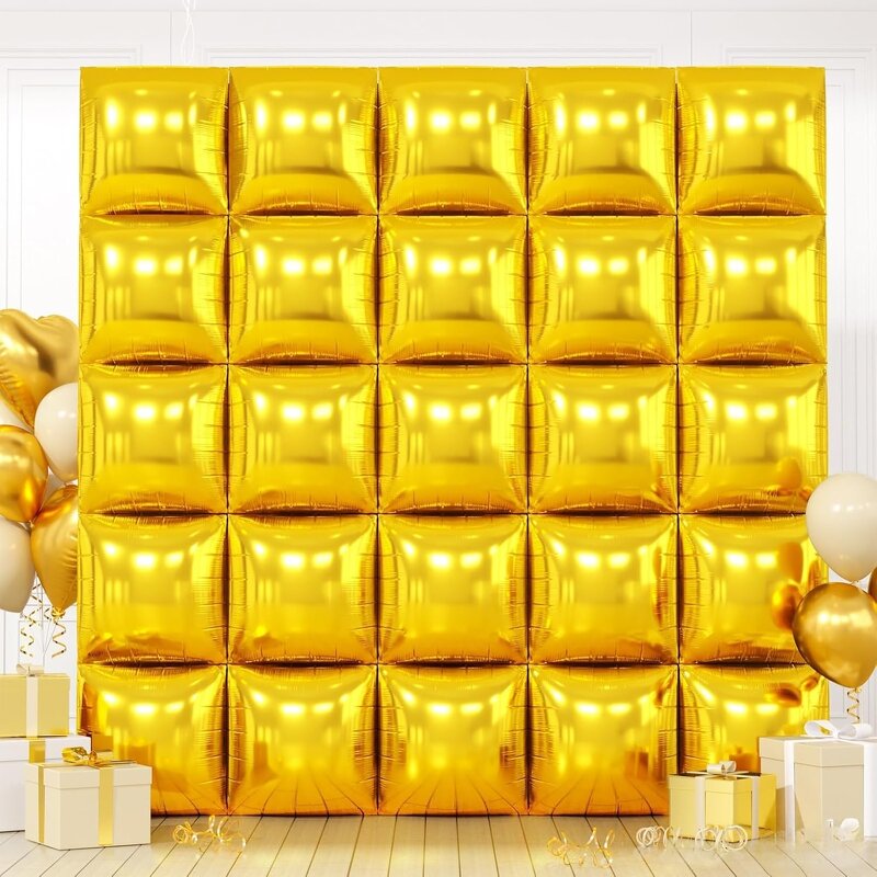 Gold Square Foil Balloons Manufacturer - New Design 19 Inch Graduation Birthday