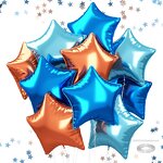 Helium Foil Star Balloons Factory - Wholesale 12-Pcs Set 18-Inch from China