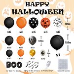 Halloween Latex Foil Balloon Set Manufacturer - Wholesale Custom Black Orange BOO