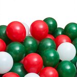 Christmas Red Green Balloons Manufacturer - Wholesale 12inch Latex 100 Pcs
