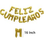Gold Foil Happy Birthday Balloons Manufacturer - Custom 16 Inch Feliz Cumpleanos Mama