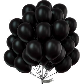 Black Latex Balloon Set Manufacturer - Custom Pack 12-Inch for Halloween Christmas