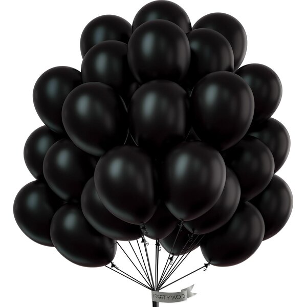 Black Latex Balloon Set Manufacturer - Custom Pack 12-Inch for Halloween Christmas