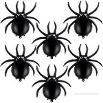 Halloween Spider Balloon Set Manufacturer - Eco-Friendly 6-Piece Large Black
