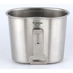 Camping Canteen Factory - Custom Stainless Steel Cup Set with Cover Bag