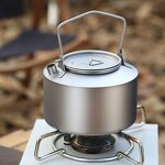 Titanium Kettle Factory - Custom Single Layer Coffee Cup with Filter OEM