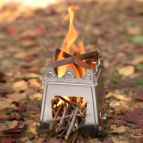 Card Stove Factory - Custom Stainless Steel 304 Foldable BBQ Stove