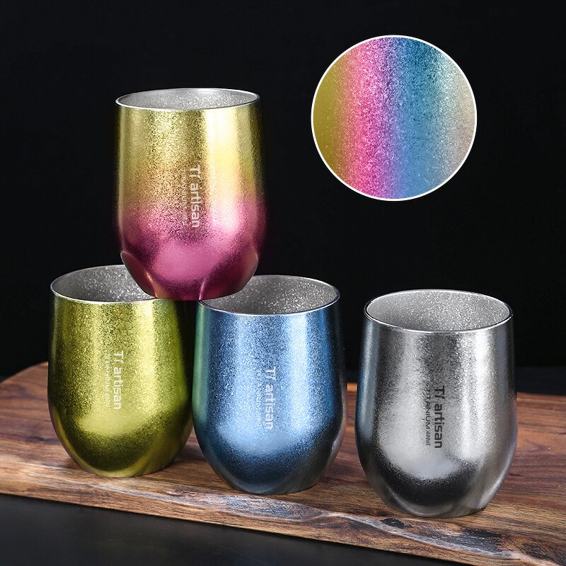 Titanium Drinking Cup Factory - Custom Ultralight Double Wall Insulated Cup