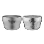 Titanium Teacup Factory - Double Wall Food-Grade Custom Design Bulk