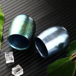 Titanium Wine Cup Factory - Custom 220ml Double Wall Stemless Colorful Cup