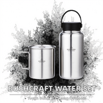 Stainless Steel Water Bottle Factory - Custom 1050ml Single Wall Carrier Set