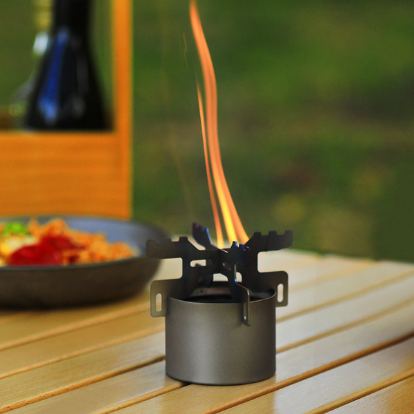 Titanium Alcohol Stove Factory - Custom Portable Picnic Stove with Bracket