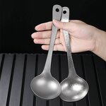 Titanium Spoon Factory - Custom Long Handle Soup Ladle Kitchenware