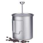 Titanium Mug Factory - Custom 750ml French Press Coffee Device OEM