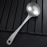 Titanium Soup Spoon Factory - Custom Long Handle Deep Bowled Ladle