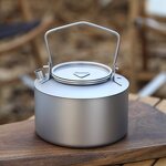 Titanium Kettle Factory - Custom Single Layer Coffee Cup with Filter OEM