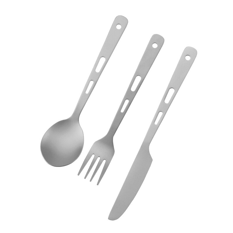 Titanium Dinnerware Set Factory - Custom Anti-Bacterial Knife Fork Spoon