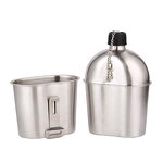Camping Canteen Factory - Custom Stainless Steel Cup Set with Cover Bag