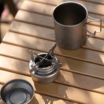 Alcohol Stove Factory - Custom Lightweight Titanium Stand Camping Stove
