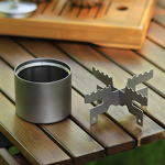 Titanium Alcohol Stove Factory - Custom Portable Picnic Stove with Bracket