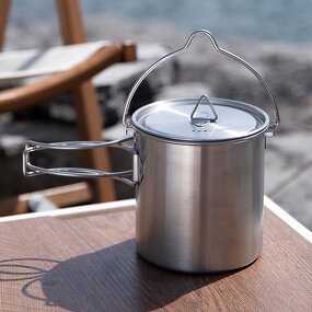 Stainless Steel Camping Pot Factory - Custom 750ml Portable Foldable Pot
