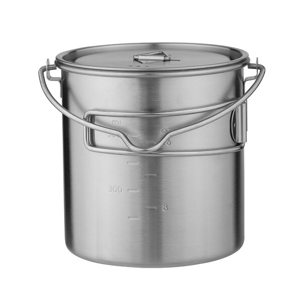 Camping Cup Factory - Custom 750ml Stainless Steel Cook Pot OEM
