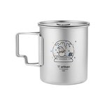 Titanium Camping Cup Factory - Custom Portable Folding Handle Cup OEM