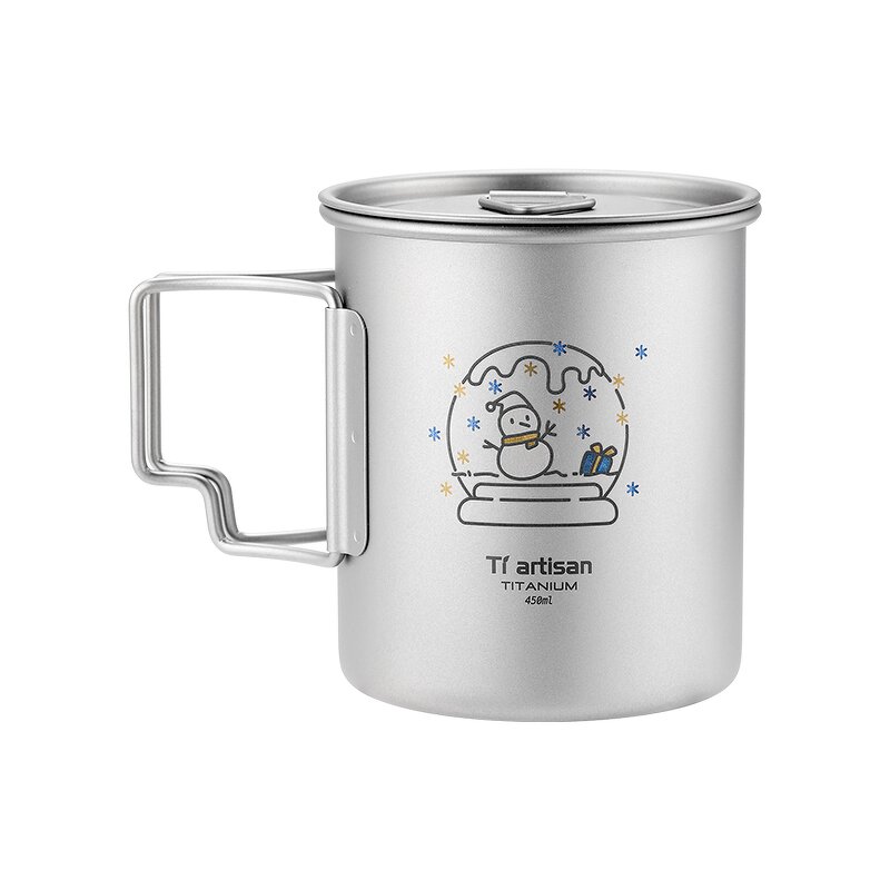 Titanium Camping Cup Factory - Custom Portable Folding Handle Cup OEM