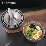 Titanium Bowl Manufacturer - Custom Double Wall Anti-Scald Camping Bowl