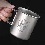 Titanium Camping Cup Factory - Custom Portable Folding Handle Cup OEM