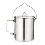 Portable Stainless Steel Pot Factory - Custom 750ml Ultralight with Bail Handle