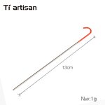 Titanium Tent Stakes Factory - Custom Ultralight Shepherd Hook Pegs OEM