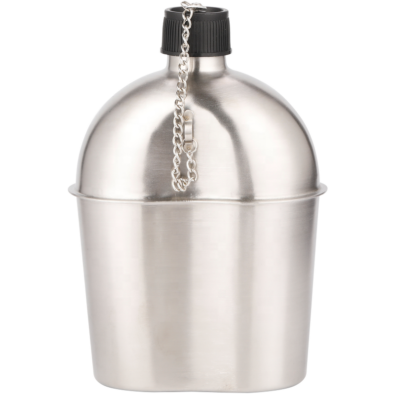 Camping Canteen Factory - Custom Stainless Steel Cup Set with Cover Bag