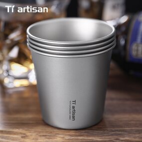 Titanium Tumbler Factory - Custom Food-Grade 7.4oz Camping Mug Wholesale