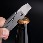 Titanium EDC Pry Tool Factory - Custom Multi-Function Bottle Opener Tool