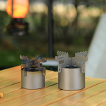 Titanium Alcohol Stove Factory - Custom Portable Picnic Stove with Bracket