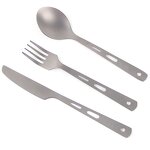 Titanium Cutlery Set Factory - Custom Portable Spoon Fork Knife Set OEM