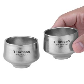 Titanium Tea Cup Manufacturer - Double Wall Anti-Scald Custom OEM