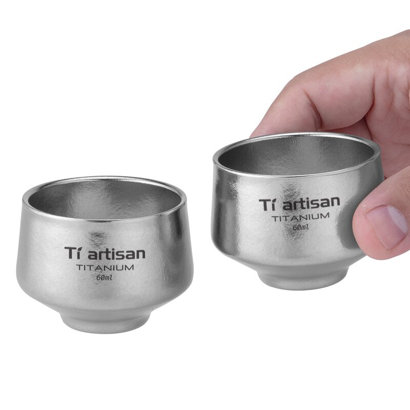 Titanium Tea Cup Manufacturer - Double Wall Anti-Scald Custom OEM