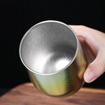 Titanium Coffee Mug Factory - Custom 240ml Double-Walled Portable Cup