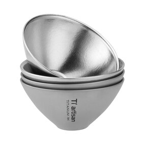 Titanium Teacup Factory - Double Wall Food-Grade Custom Design Bulk
